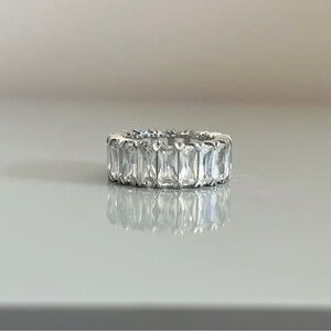 PJM Silver Baguette Ring